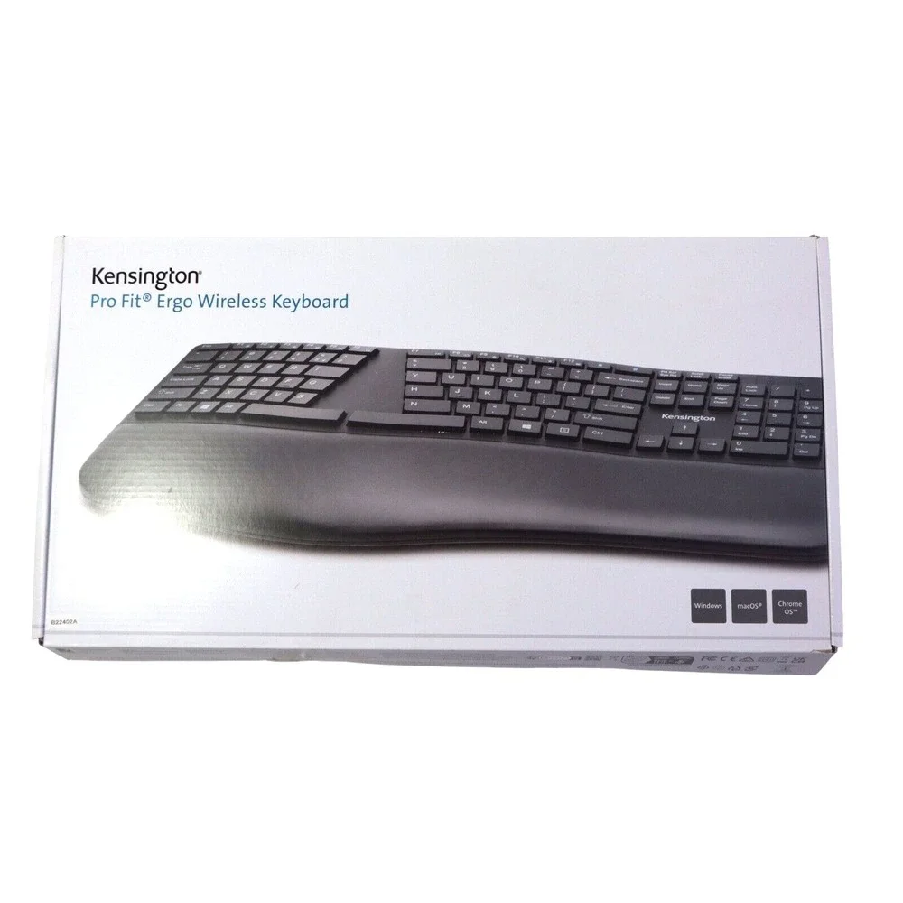 Kensington Pro Fit Ergonomic Wireless Keyboard,‎ Bluetooth, Black